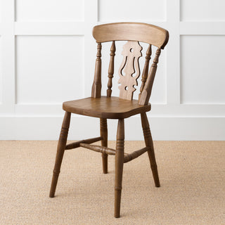 Farmhouse Fiddle Back Chair