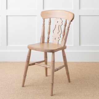 Farmhouse Fiddle Back Chair