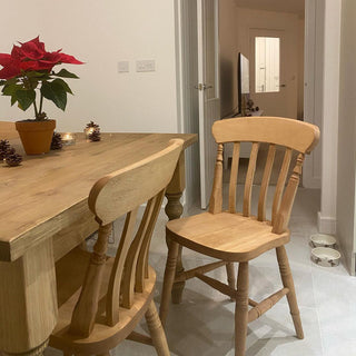 Farmhouse Slat Back Chair