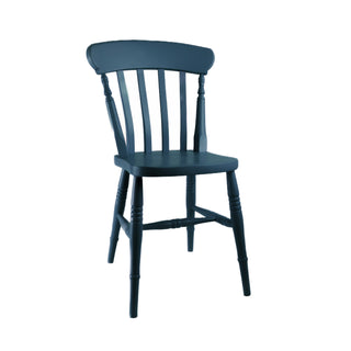 Farmhouse Slat Back Chair, Painted