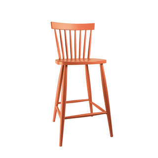 Scandinavian Mandal Bar Stool, Painted