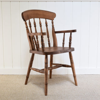 Farmhouse Spindle Carver Chair