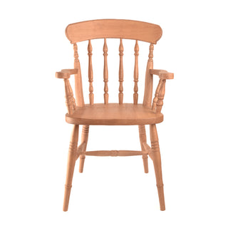 Farmhouse Spindle Carver Chair