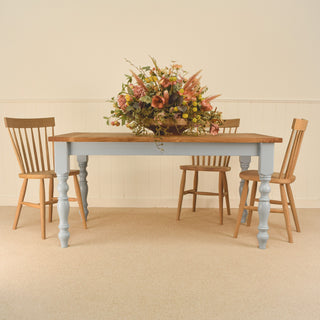 Traditional Pine Farmhouse Dining Table