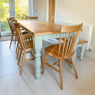 Traditional Oak Farmhouse Table