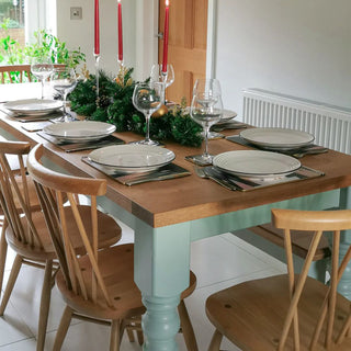Traditional Oak Farmhouse Table