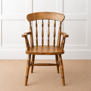Farmhouse Spindle Carver Chair