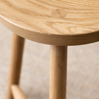 Charlbury Dining Stool, Oak