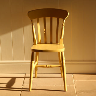 Farmhouse Slatback Chair, Painted