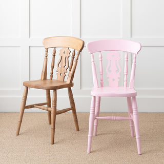 Farmhouse Fiddle Back Chair