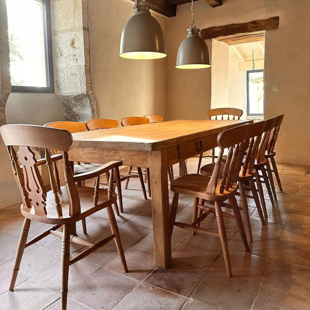 Farmhouse Fiddle Back Chair Farmhouse Kitchen Chair – The