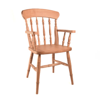 Farmhouse Spindle Carver Chair