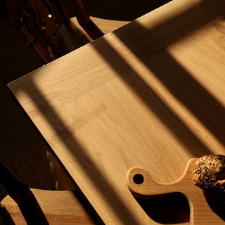 farmhouse oak dining table top