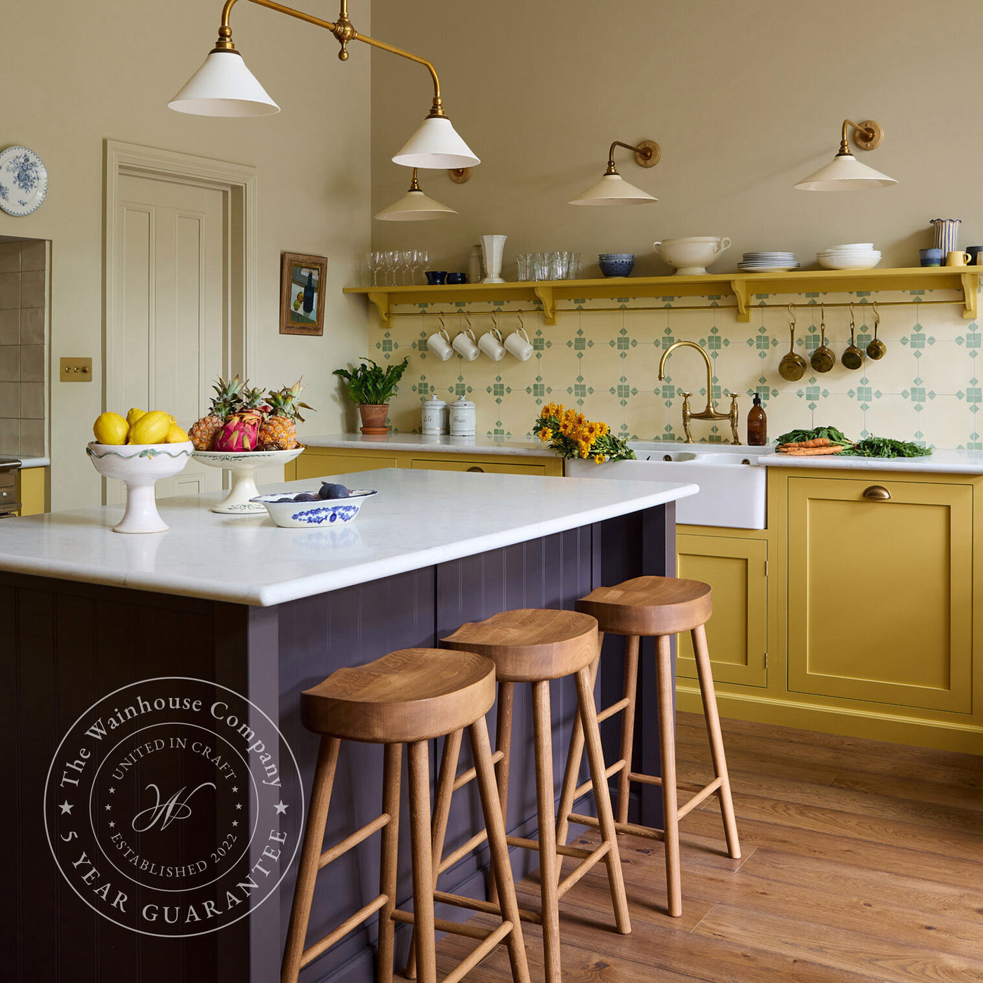 Shaker Bar Stool | Wooden Saddle Bar Stool – The Wainhouse Co