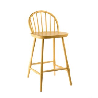 windsor bar stool painted yellow